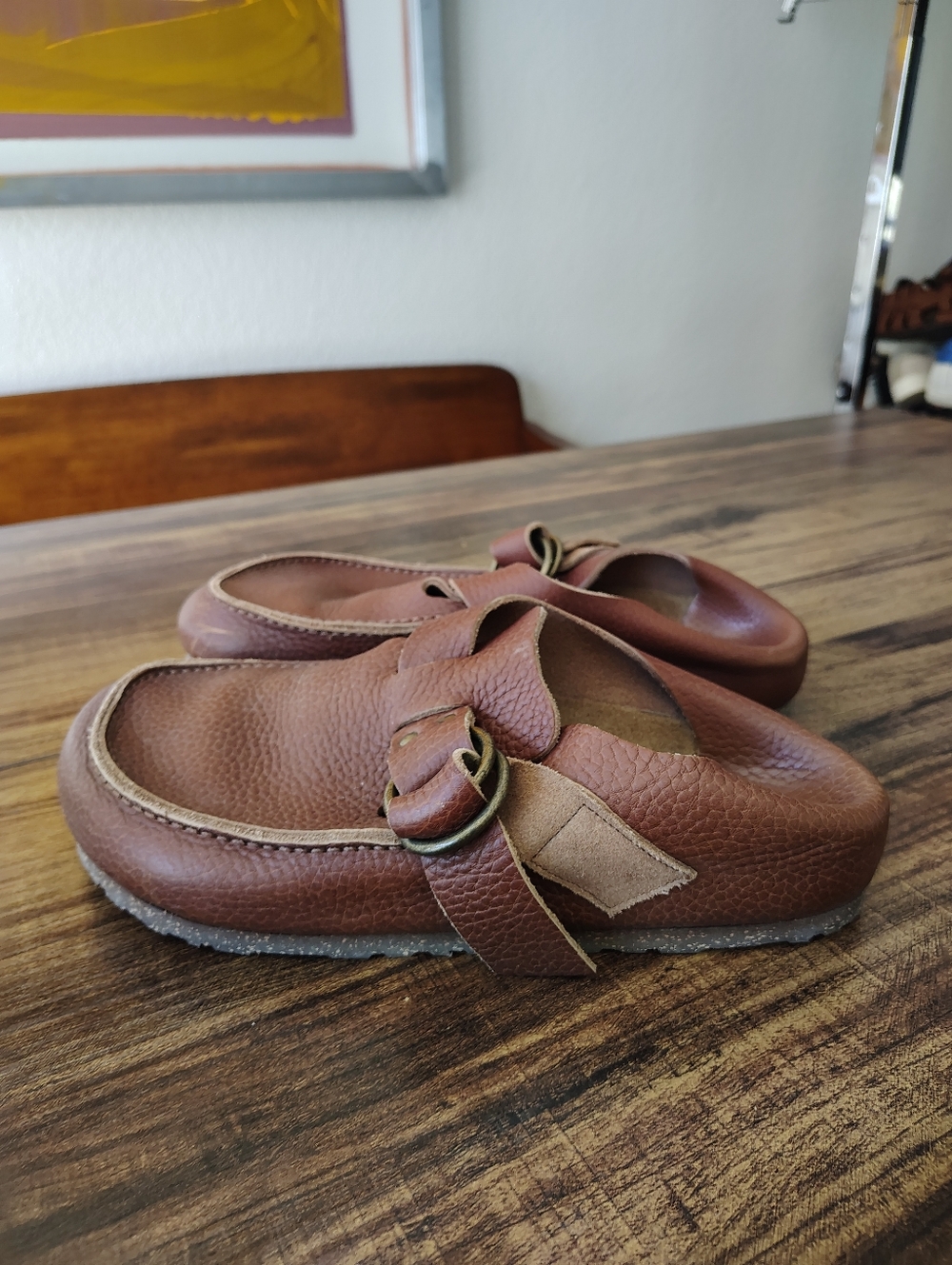 FILSON x BIRKENSTOCK London moccasin Brown leather EU 44 US 11 - Picture 3 of 8